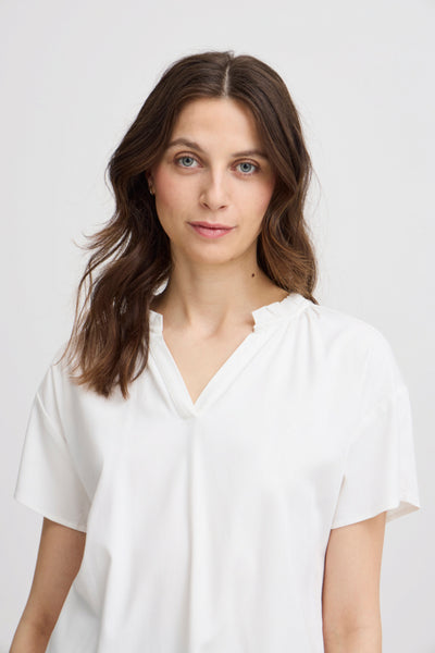 Justina Blouse (Blanc)