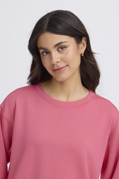 Aurora Soft 3/4 Sleeve Top (Honeysuckle)