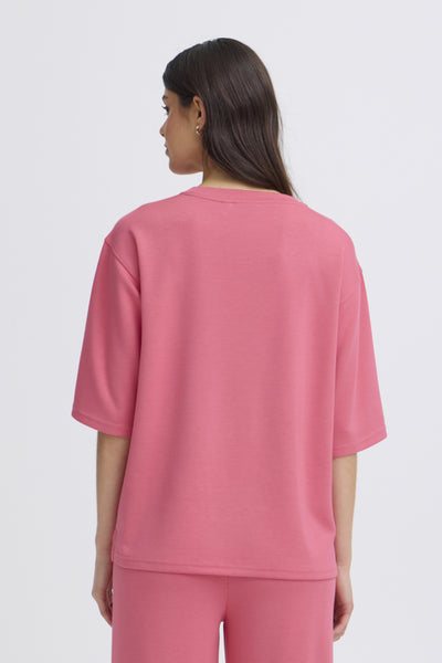 Aurora Soft 3/4 Sleeve Top (Honeysuckle)