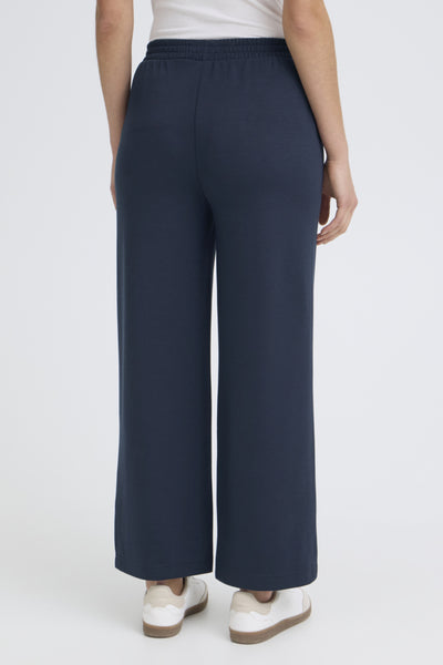 Aurora Soft Slit Pant (Navy)
