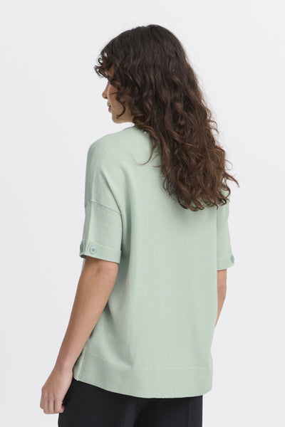 Clia 3/4 Sleeve Sweater (Frosty Green) - 25% OFF AT CHECKOUT - FINAL SALE