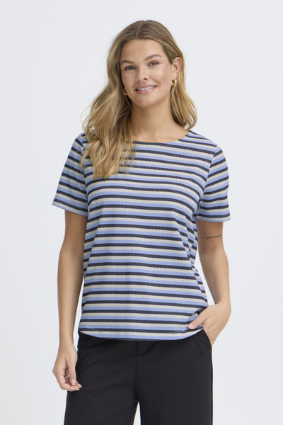 Josie Striped Top (Hydrangea)