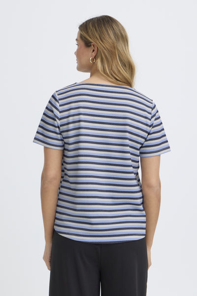 Josie Striped Top (Hydrangea)