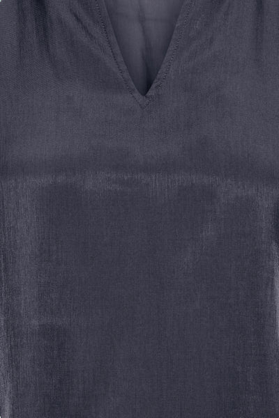 Diana Blouse (Navy Blazer)