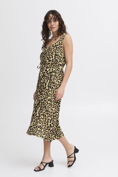 Eassie Leopard Print Loose Fit Dress - 25% OFF AT CHECKOUT - FINAL SALE
