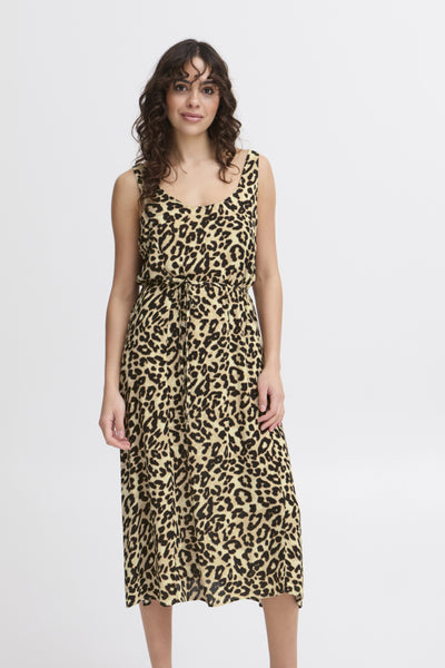 Eassie Leopard Print Loose Fit Dress - 25% OFF AT CHECKOUT - FINAL SALE