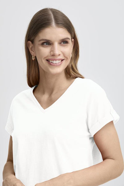 Dalia Cotton T-Shirt (White)