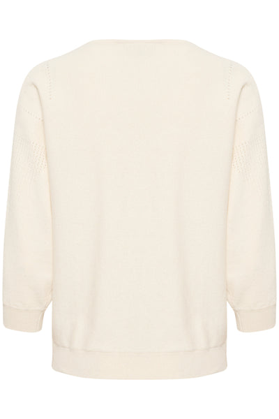Sinja Cotton Blend Pullover (Cream)