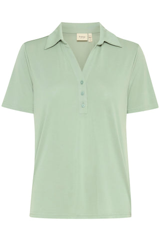 Joselyn Modal Blend Collard Top (Green)