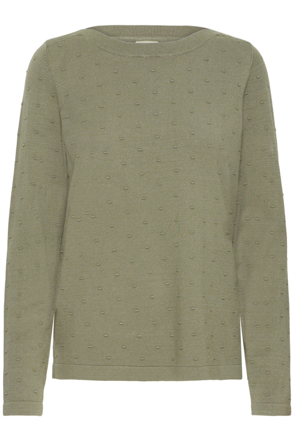 Karianne Dot Sweater (Olive)