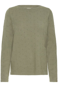 Karianne Dot Sweater (Olive)