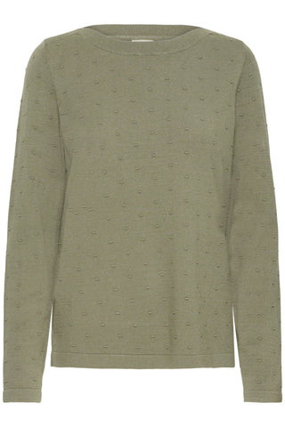 Karianne Dot Sweater (Olive)
