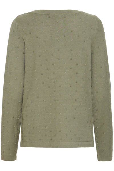 Karianne Dot Sweater (Olive)