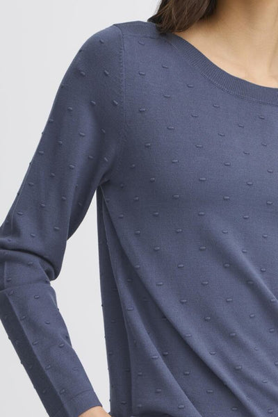 Karianne Dot Sweater (Bering Sea)