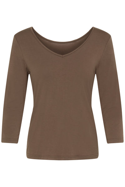 Dotta Reversible 3/4 Sleeve Top (Rain Drum)