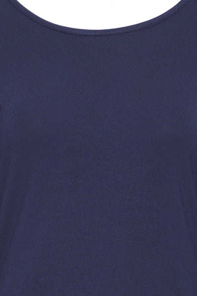 Dotta Reversible 3/4 Sleeve Top (Navy)