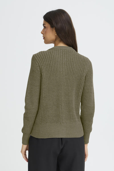 Kamia Button Down Cardigan (Olive)