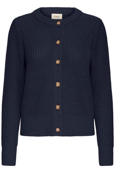 Kamia Button Down Cardigan (Navy)
