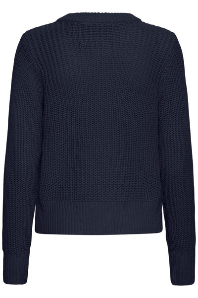 Kamia Button Down Cardigan (Navy)