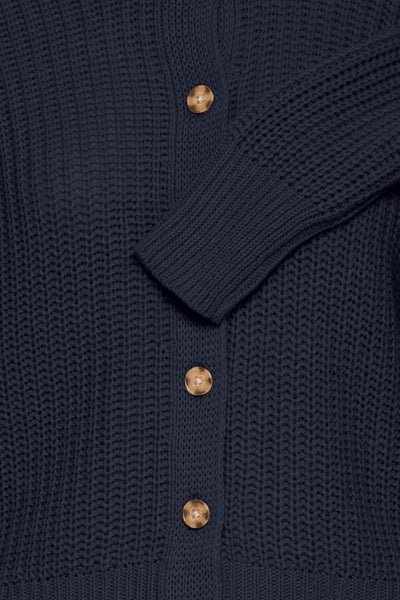 Kamia Button Down Cardigan (Navy)