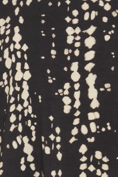 Cerica Blouse (Black Print)