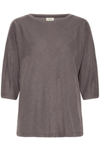 Dasha Chevron Top (Chocolate Tarte)