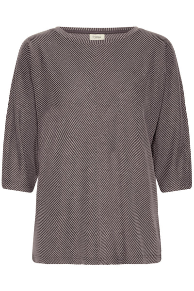 Dasha Chevron Top (Chocolate Tarte)