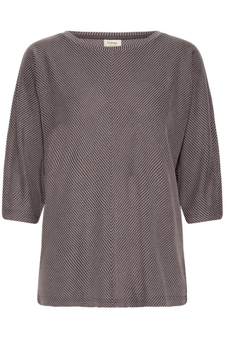 Dasha Chevron Top (Chocolate Tarte)