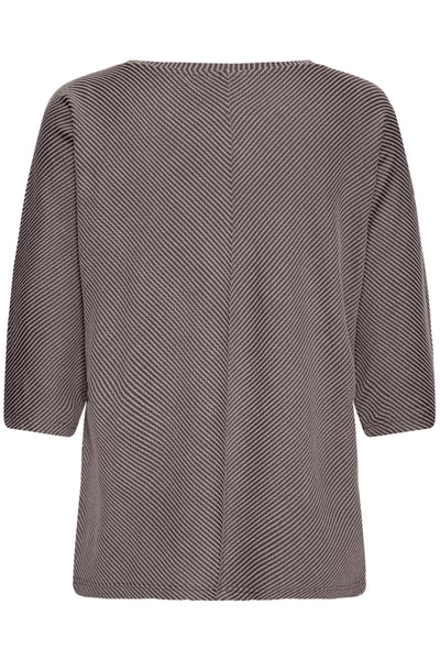 Dasha Chevron Top (Chocolate Tarte)