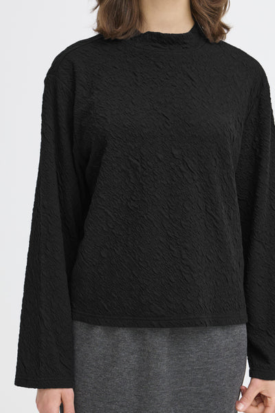 Eliana Crepe Top (Black)