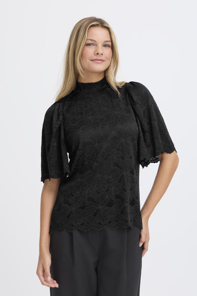 Mirabella Lace Blouse (Black)