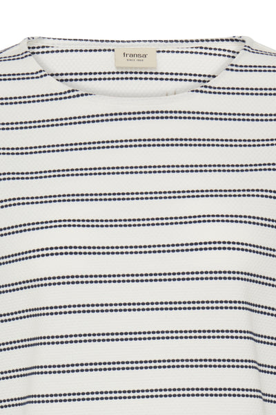 Josie 3/4 Sleeve Top (Stripe)