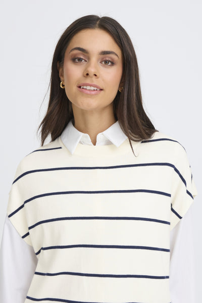 Mary Striped Vest