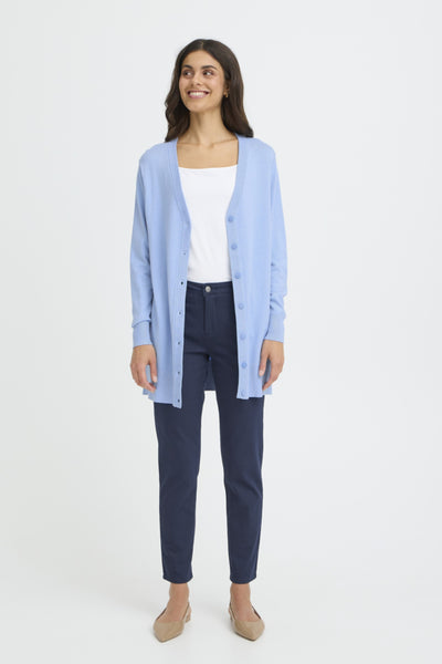 Mary Long Cardigan (Della Robbia Blue)