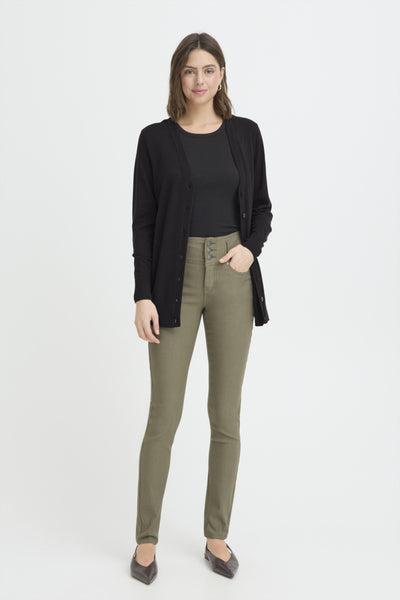 Mary Long Cardigan (Black)