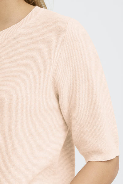 Sinja Cotton Blend Sweater (Rose Smoke)