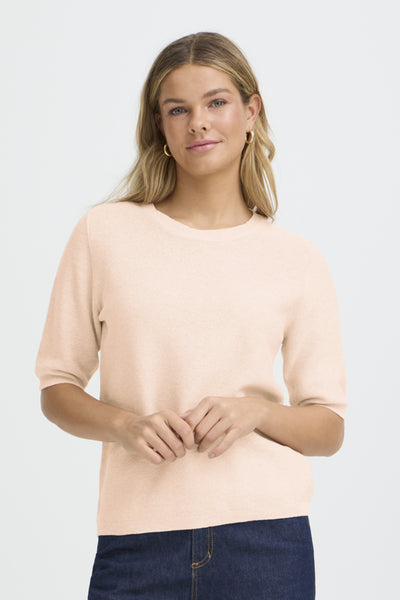 Sinja Cotton Blend Sweater (Rose Smoke)