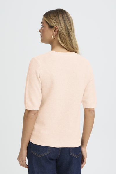 Sinja Cotton Blend Sweater (Rose Smoke)