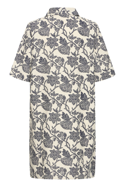 Maddie Cotton/Linen Dress (Floral)