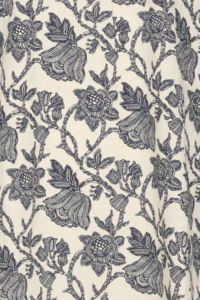 Maddie Cotton/Linen Dress (Floral)