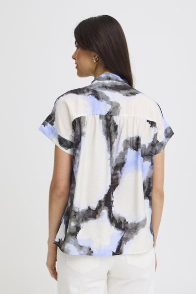 Ayla Blouse (Marble Hydrangea)