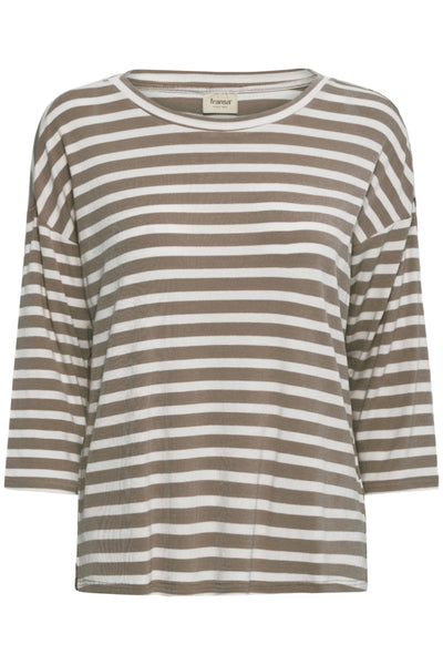 Cano 3/4 Sleeve Top (Mountain Stripe)