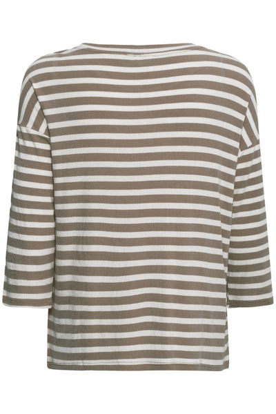 Cano 3/4 Sleeve Top (Mountain Stripe)