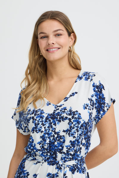 Amy Dress (Blue Floral)
