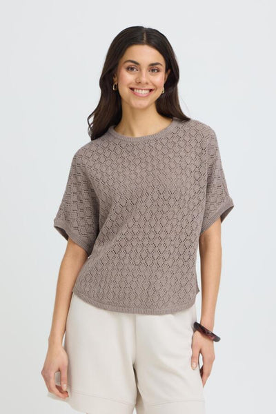 Sinja Open Knit Sweater (Mountain Trail)