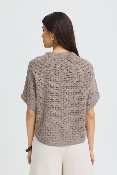 Sinja Open Knit Sweater (Mountain Trail)
