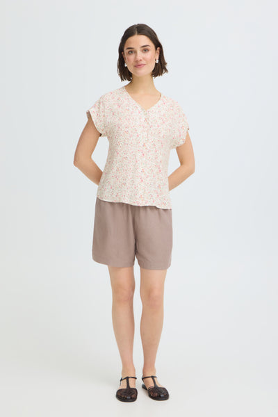 Heati Blouse (Pink Floral)