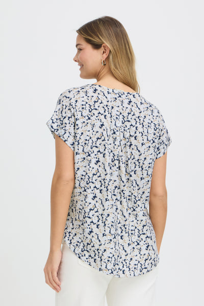Heati Blouse (Navy Floral)