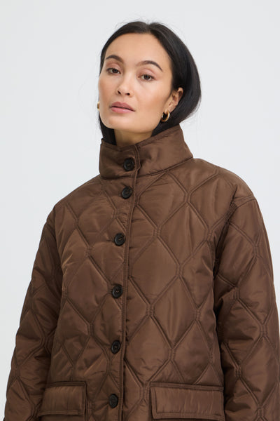 Agate Quilted Jacket (Rain Drum)