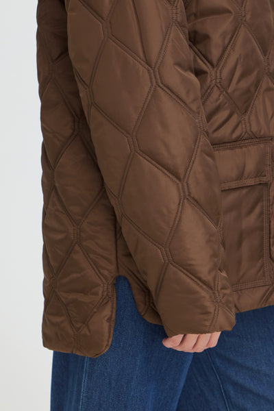 Agate Quilted Jacket (Rain Drum)